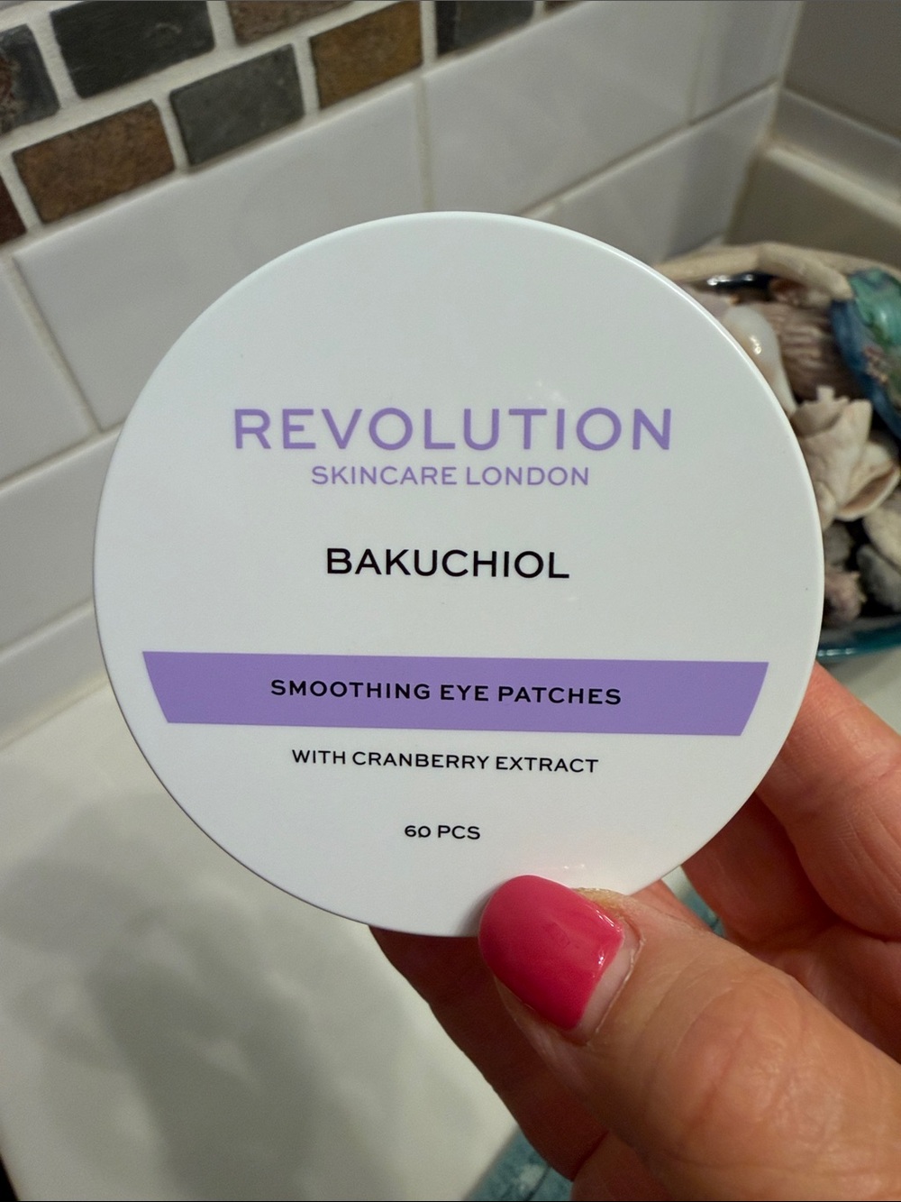 Revolution Bakuchiol Eye Patches - White & Lavender Accent